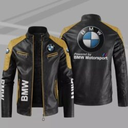 BMW Motorrad Leather Motorcycle Jacket – Handmade Custom Biker Jacket
