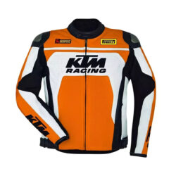 KTM Motorcycle Motorbike Leather Racing Jacket