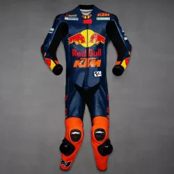 Jack Miller KTM Winter Test 2022 Leather Racing Suit – CE Armor, Aerodynamic Design & Custom Fit