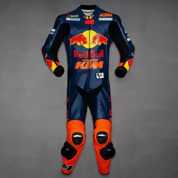 Jack Miller KTM Winter Test 2022 Leather Racing Suit – CE Armor, Aerodynamic Design & Custom Fit