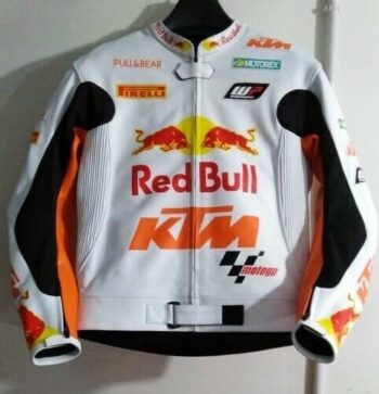 Men’s Leather Racing Jacket – Premium Motorcycle Protective Gear