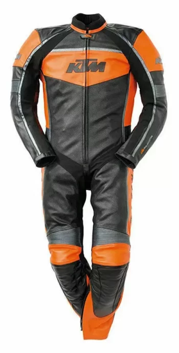 Jack Miller KTM Winter Test 2022 Leather Racing Suit – CE Armor, Aerodynamic Design & Custom Fit