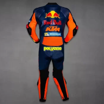 Jack Miller KTM Winter Test 2022 Leather Racing Suit – CE Armor, Aerodynamic Design & Custom Fit - Image 2