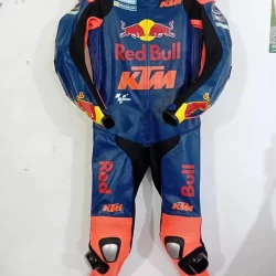 Jack Miller KTM Winter Test 2022 Leather Racing Suit – CE Armor, Aerodynamic Design & Custom Fit