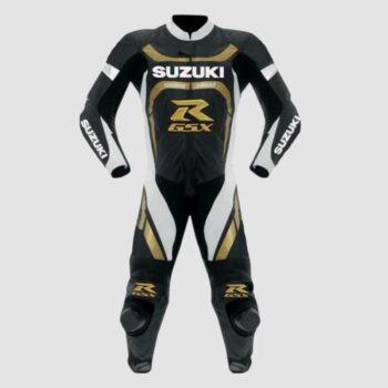 Suzuki MotoGP Racing Leather Suit – Professional-Grade Race Protection