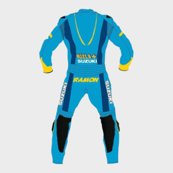 Suzuki Rizla MotoGP Race Suit – Iconic Racing Leather Gear - Image 2