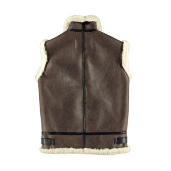 The Cockpit B-3 Vest Z3991 – Classic Sheepskin Vest with Timeless Style - Image 3