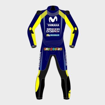 Valentino Rossi Movistar Yamaha 2018 Suit in Blue - Image 2