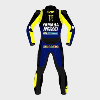 Yamaha Rossi Motorcycle Leather Suit - Image 2