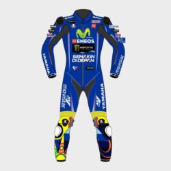 Yamaha Valentino Rossi 2017 Model Leather Suit (Blue)