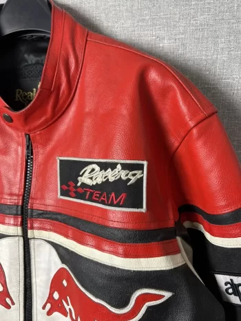 REAL BULL Racing Leather Jacket Biker Alpinestars Michelin - Premium Racing Jacket - Image 4