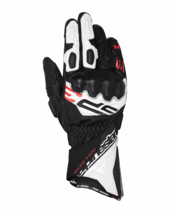 SP-3 Gloves | White and Black Premium Motorcycle Gloves for Ultimate Protection