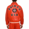 Avirex Icon Leather Bomber Jacket – Premium French Lambskin, Military-Inspired Design - Image 4