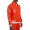 Avirex Icon Leather Bomber Jacket – Premium French Lambskin, Military-Inspired Design - Image 6