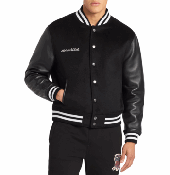 Avirex Wool Leather Varsity Jacket – Classic Style & Premium Comfort - Image 4