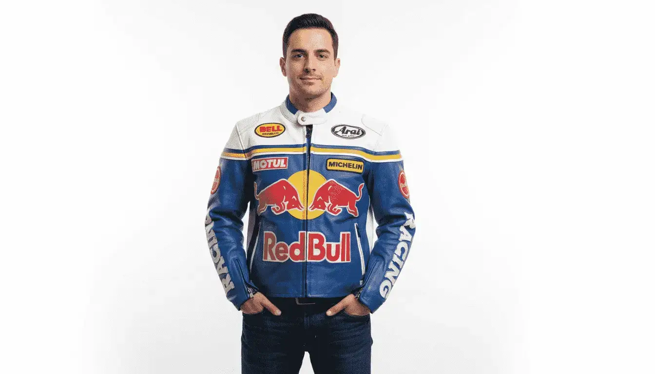 red bull f1 leather jacket