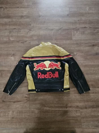 Red Bull Alpinestars Leather Motorcycle Jacket - Image 2