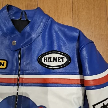 Red Bull Alpinestars Motorbike Jacket – Medium, Vintage 90s Racing Style, Genuine Leather - Image 2
