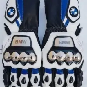 BMW Motorcycle Leather Racing Gloves