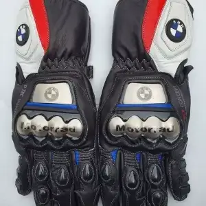BMW Motorrad Motorbike/Motorcycle Cowhide Leather Racing Gloves