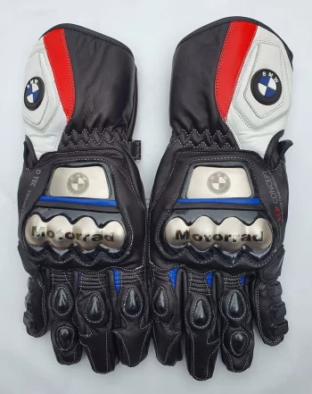 BMW Motorrad Motorbike/Motorcycle Cowhide Leather Racing Gloves