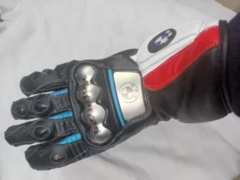 BMW Motorrad Motorbike/Motorcycle Cowhide Leather Racing Gloves - Image 3