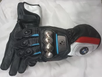BMW Motorrad Motorbike/Motorcycle Cowhide Leather Racing Gloves - Image 6