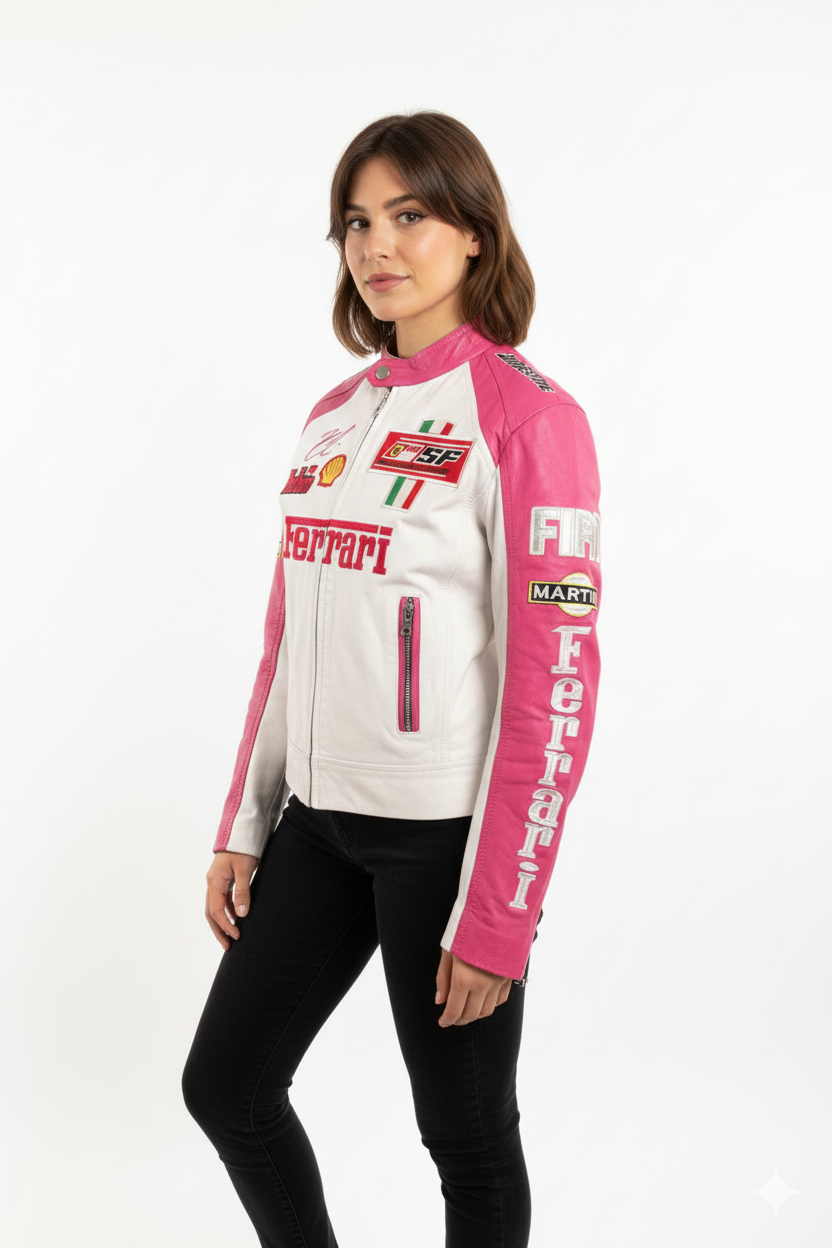 pink ferrari jacket