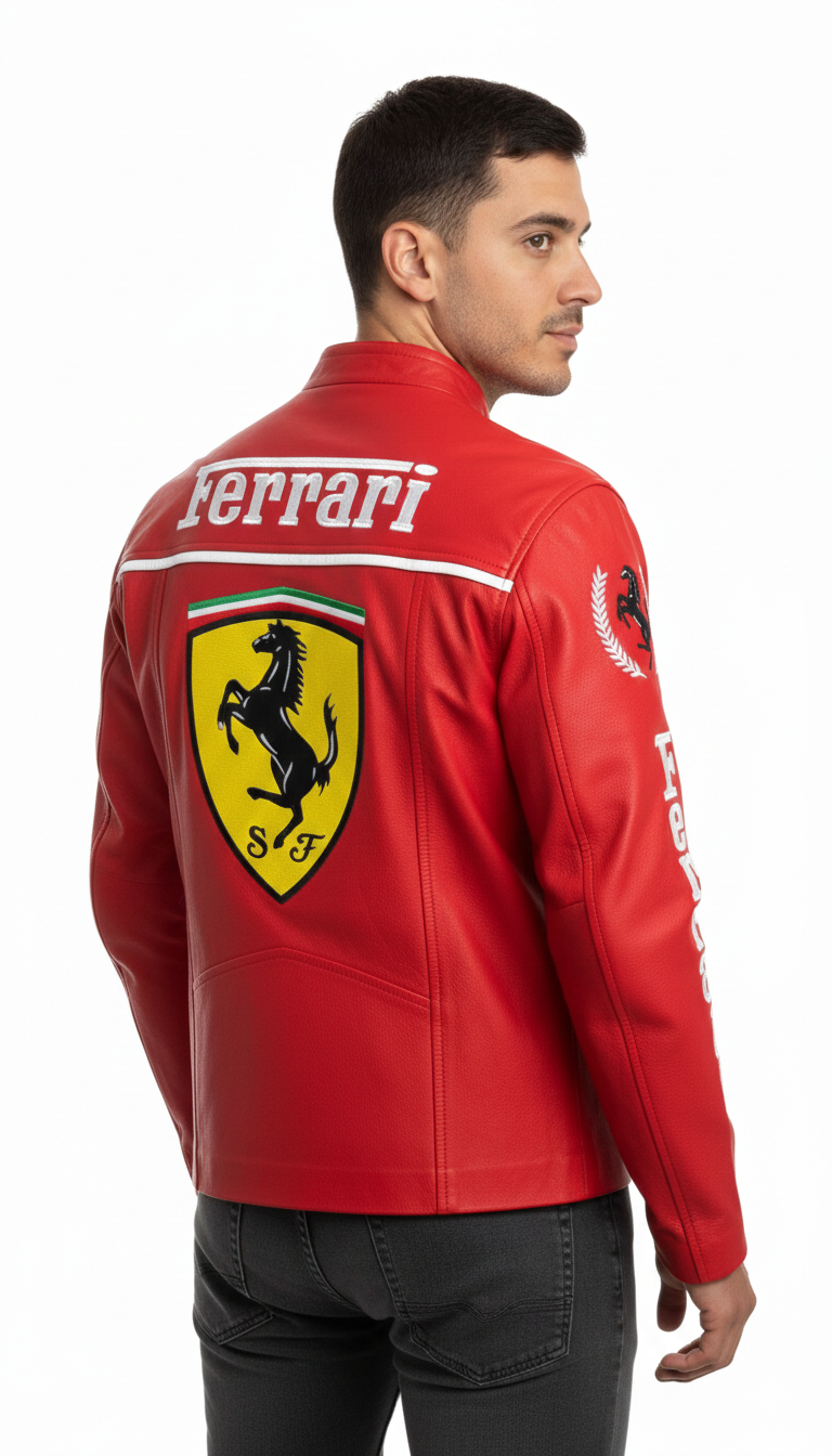 red jacket ferrari