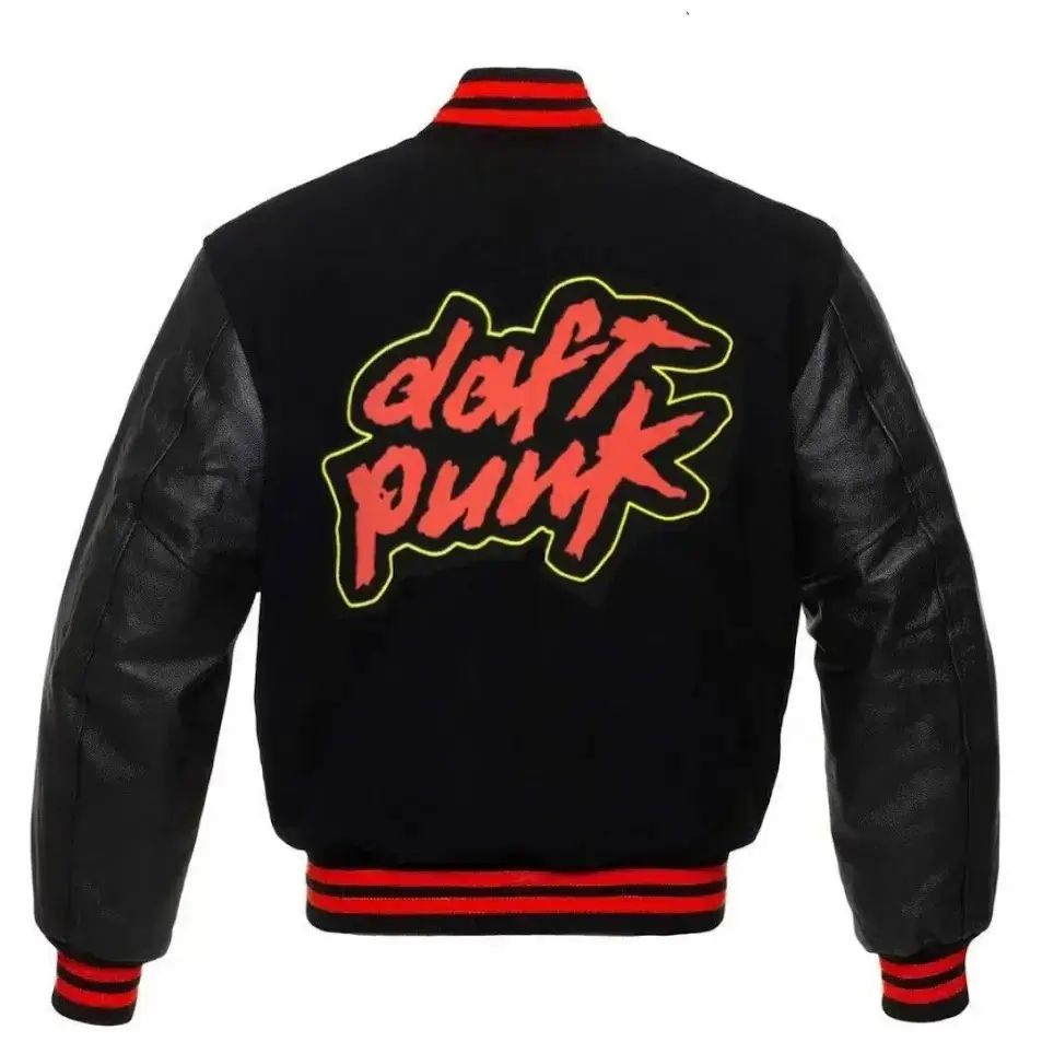 Daft Punk Varsity Jacket Back View