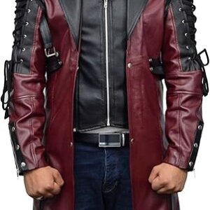 gothic leather jacket mens