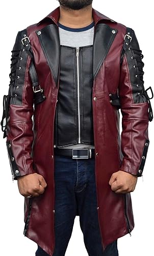 gothic leather jacket mens