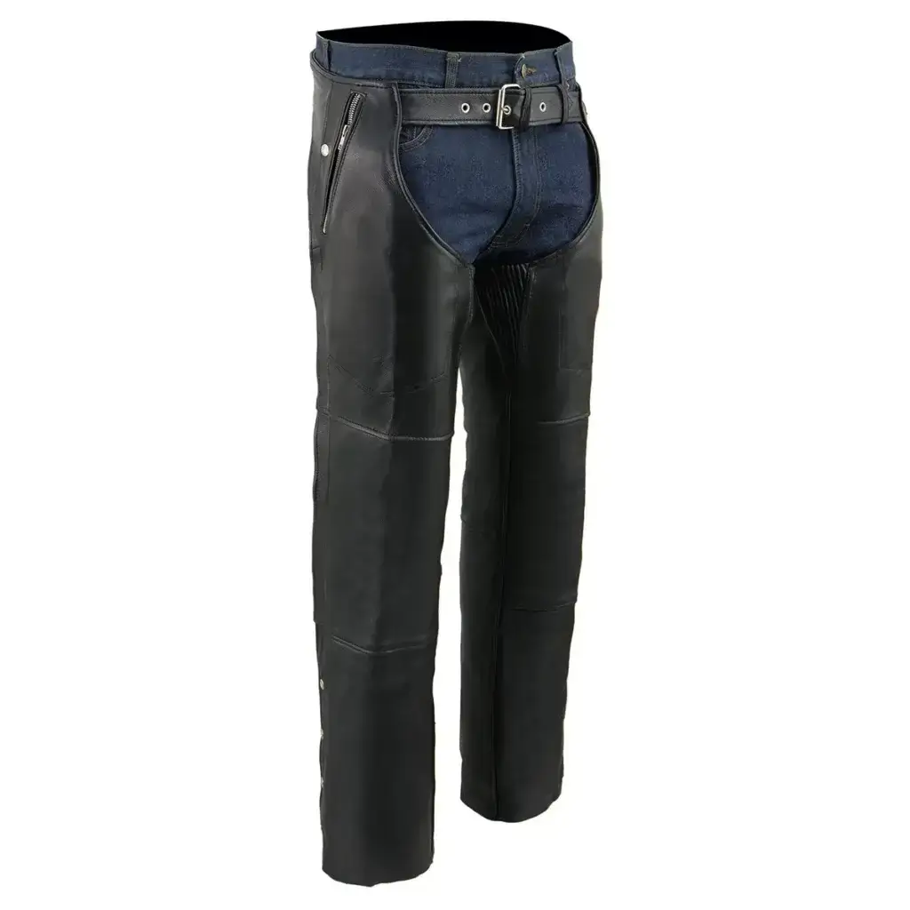 leather biker chaps