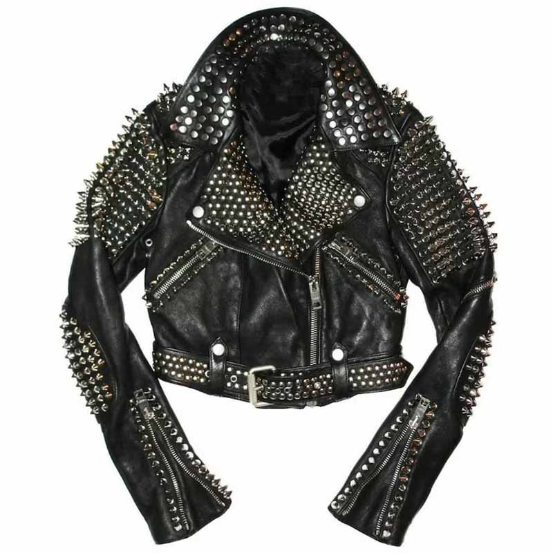 punk leather jacket