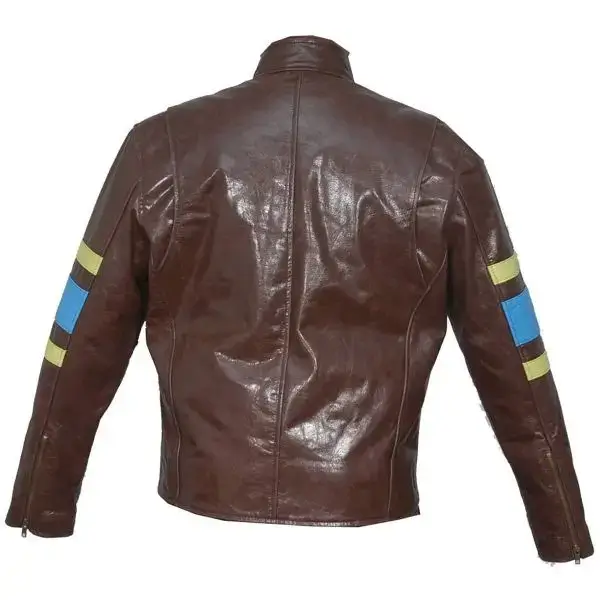 wolverine motorcycle jacket back view