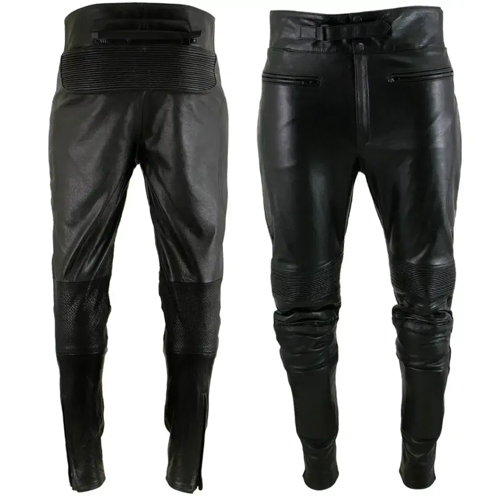 armored motorcycle chaps front back