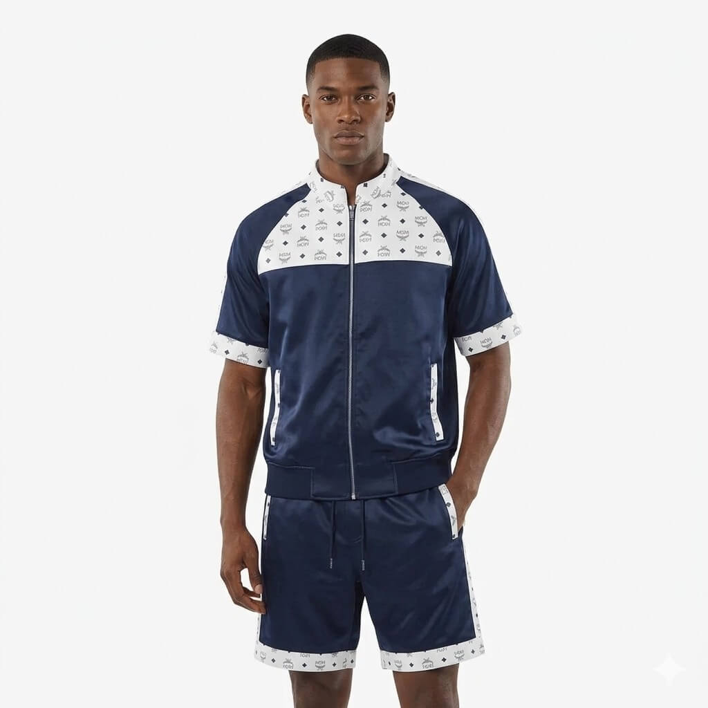 MCM White Suit With Shorts