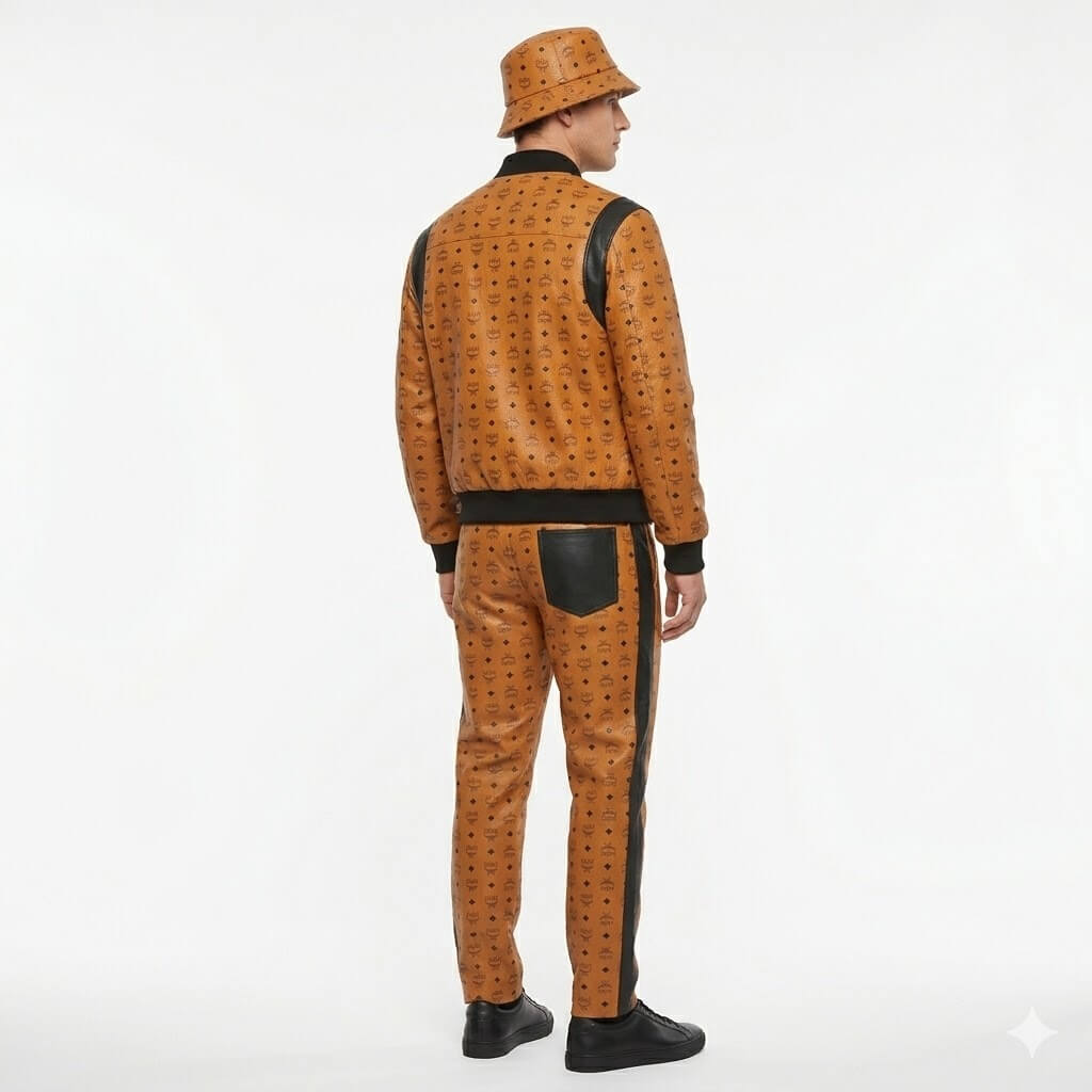 Brown MCM Suit Back