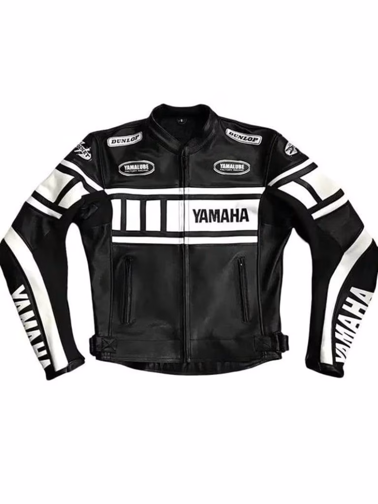 Black Yamaha Leather Jacket