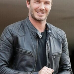 David Beckham leather jacket