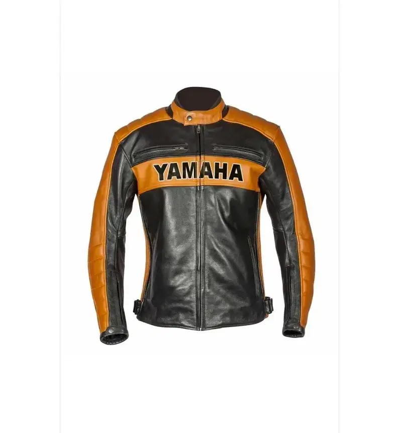 Motorcycle Yamaha Leather Jacket