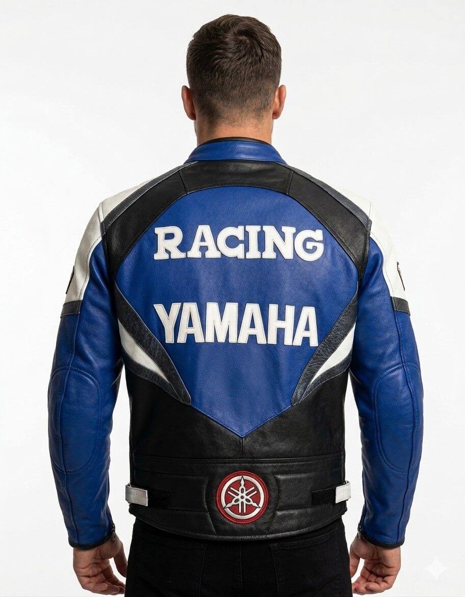 Yamaha Racing Blue Jacket Back