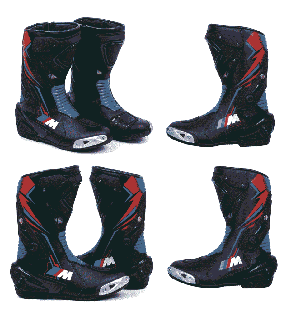 BMW Motorrad Black Leather Boots