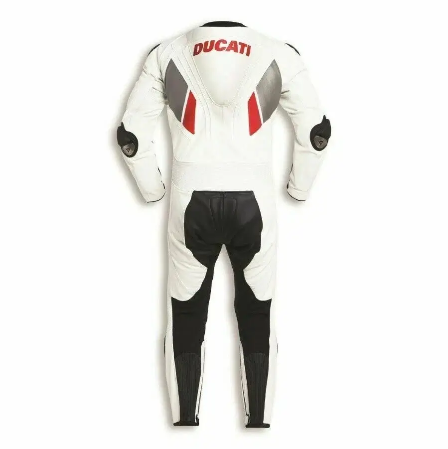 Ducati Leather Racing Gear Back Side View
