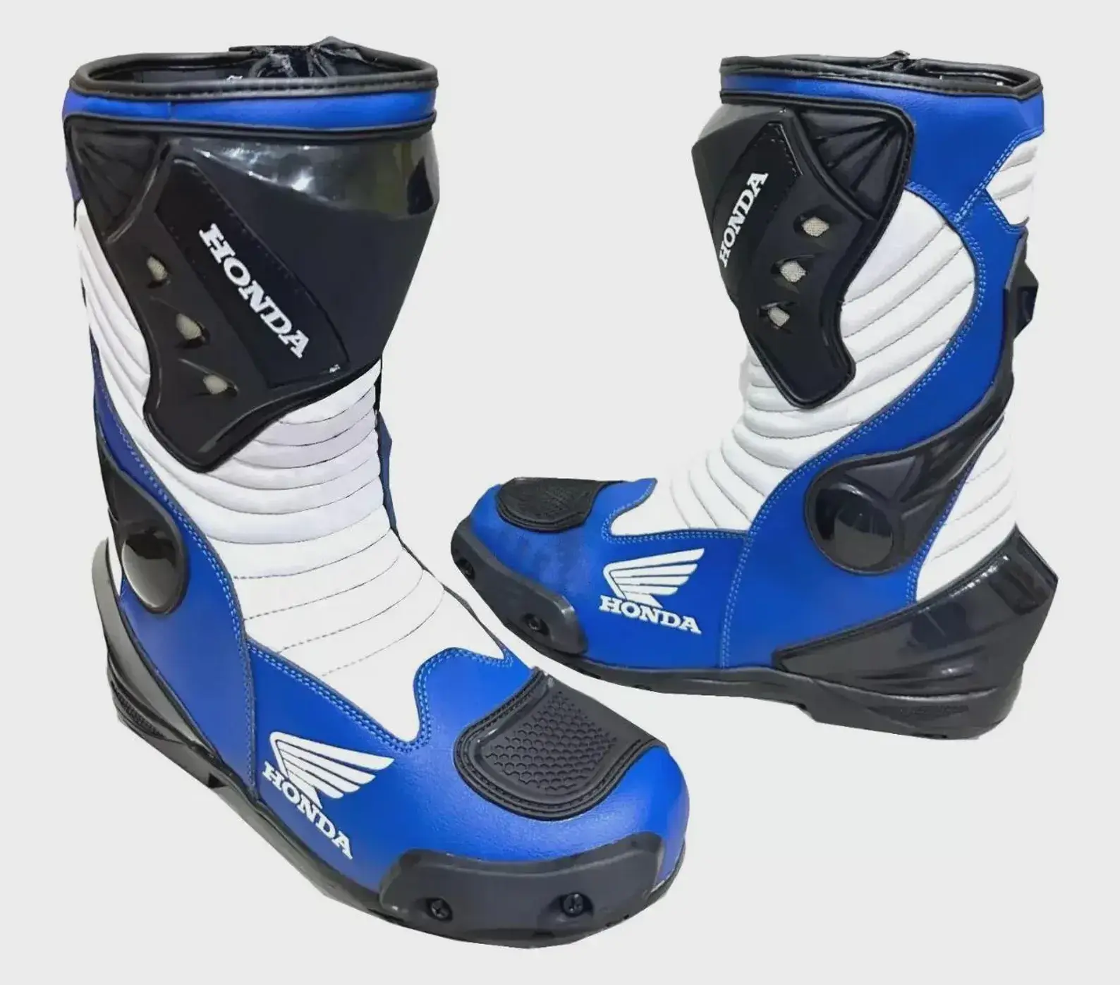 Honda Blue motorcycle Boots