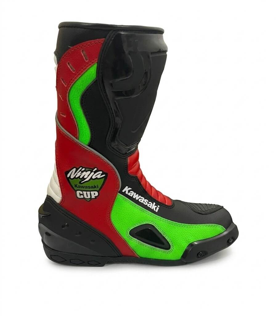 Kawasaki Ninja Motorcycle Leather Boots