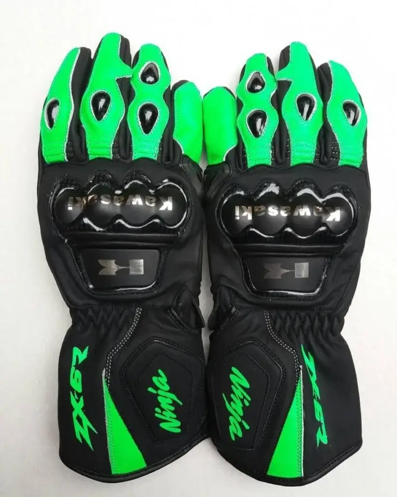 Kawasaki Biker Gloves
