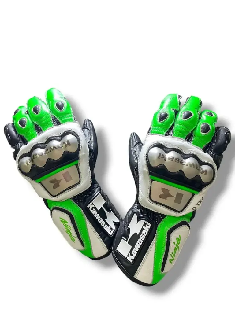 Kawasaki Motorbike Gloves