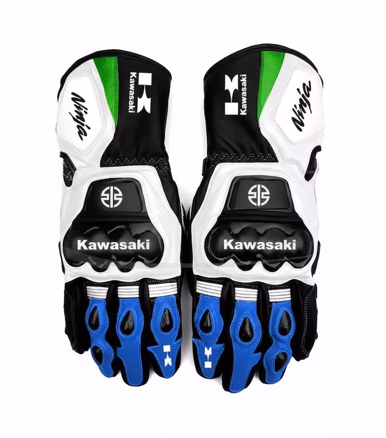Kawasaki Sports Bike Gloves