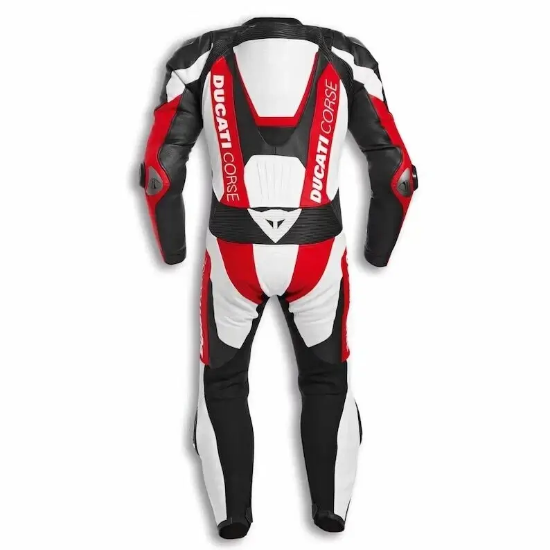 Premium Ducati Leather Suit Back Side View